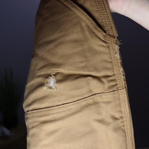 Carhartt FRB194 Brown Canvas Work Pants 36x36 New w/ Imperfections - Picture 3 of 5